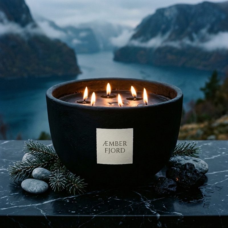 ÆMBER The Valkyrie 150 oz Candle — Fjord