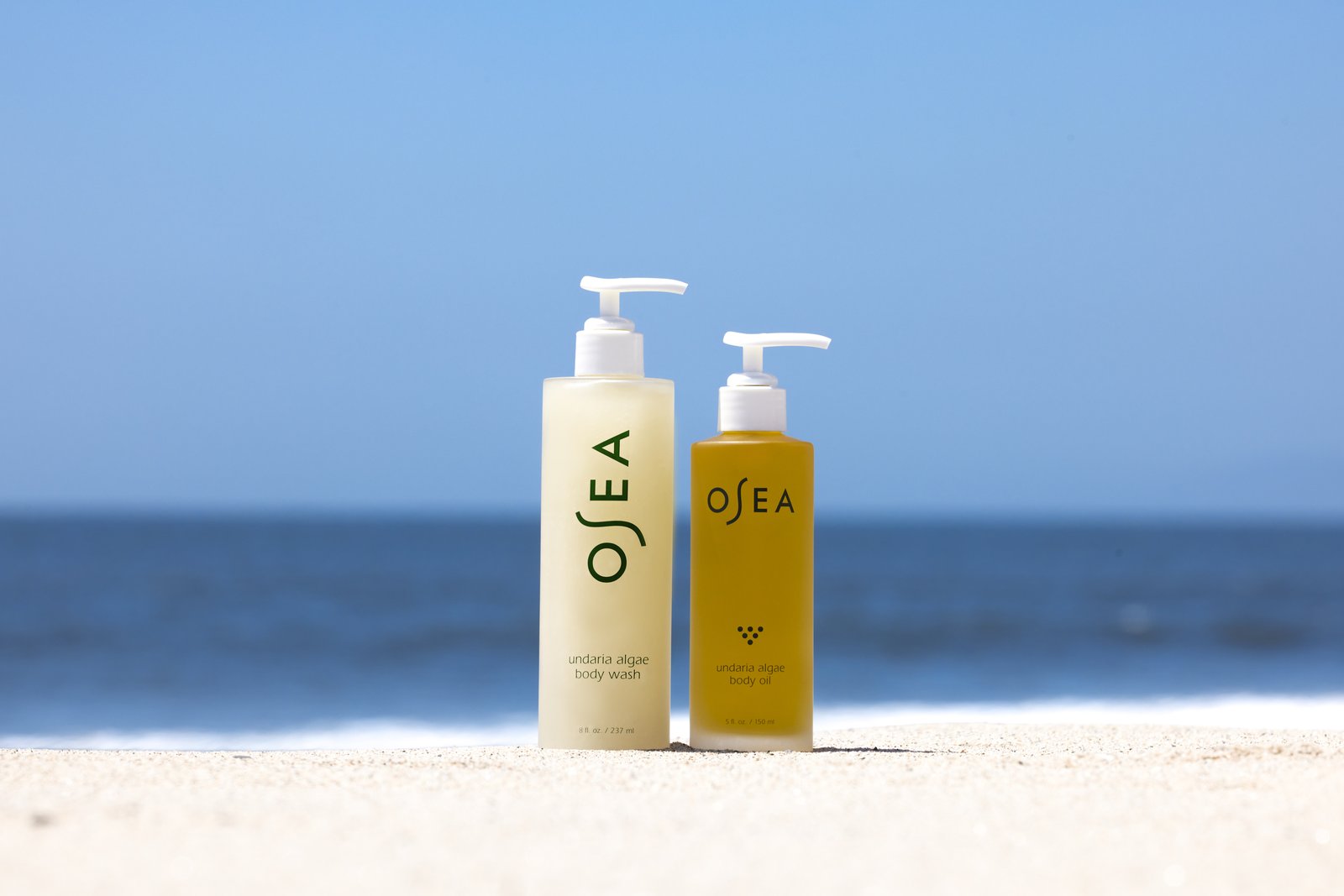 OSEA Malibu products on the beach
